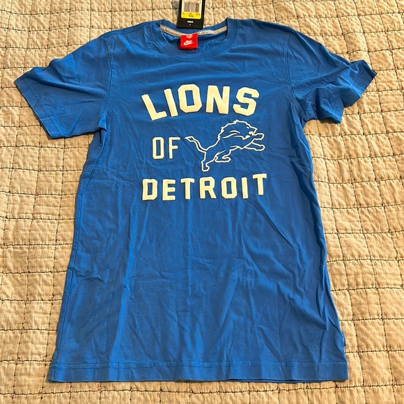 Nike Detroit Lions T-Shirt Small NWT - Picture 1 of 5